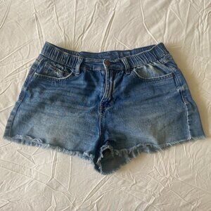Arizona fringed edge denim shorts woman size 9/M